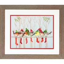 "DIMENSIONS" наборы для вышивания 70-08970 "Зимние сборы" 23 x 30 см