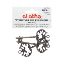 " Zlatka" Подвеска MFP- 11 ключ 3 шт под античную медь