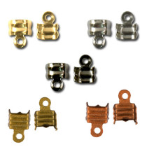  Зажим для узла DC-091/10 4x4x4 мм 10 шт №02 под никель