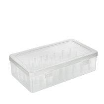 " Gamma" Органайзер для хранения ниток ОМ- 042/ 1 пластик 23. 5 x 13. 5 x 6. 5 см голубой\ прозрачный