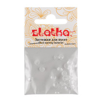  Застежки для пусет MFZ-02 4x4 мм 20 шт прозрачный